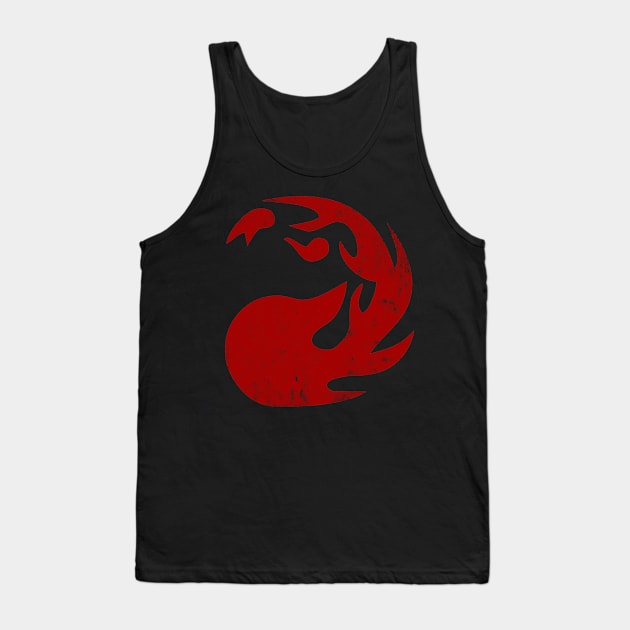 Magic the Gathering Mountain Tank Top by MrZeesTees